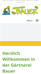 Mobile Screenshot of gaertnerei-bauer.de